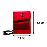 VIAGGI Travel Neck Pouch - Red